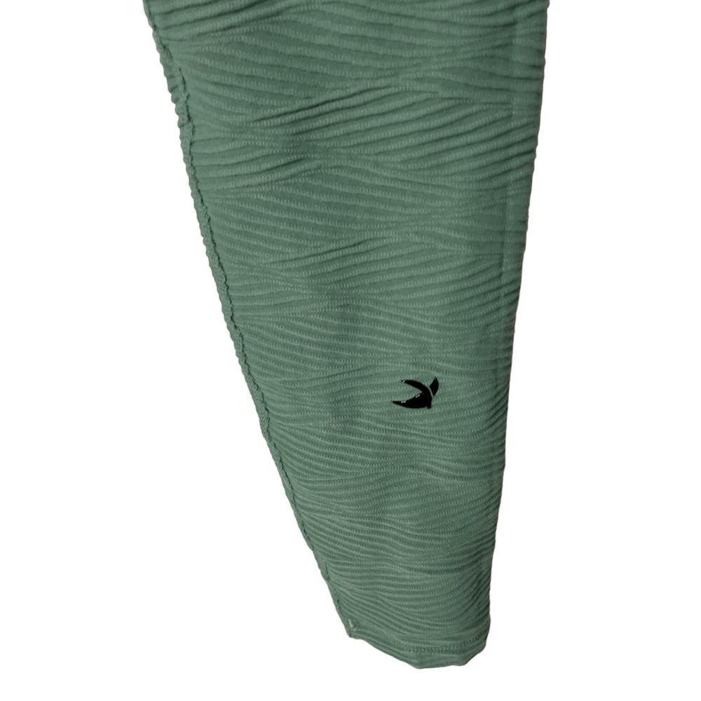 Glyder Active Full Length Leggings Sage Green Textured Size Medium - Picture 5 of 6